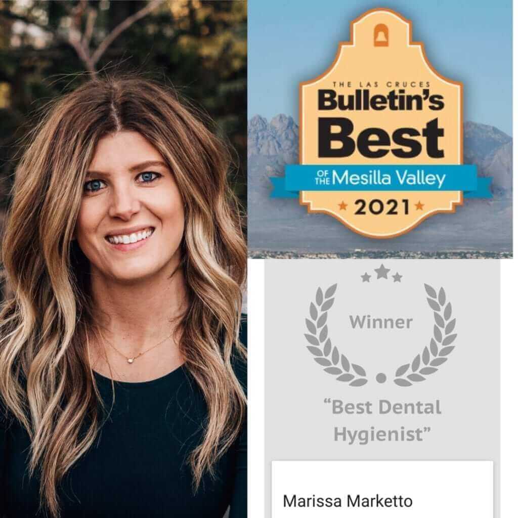 Marissa Marketto voted "Best Dental Hygienist"