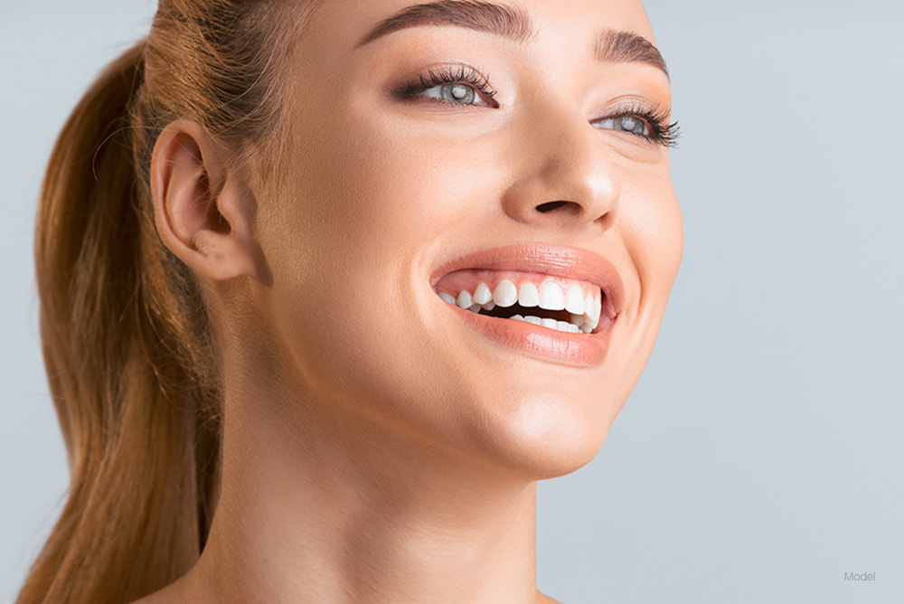 Young woman smiling